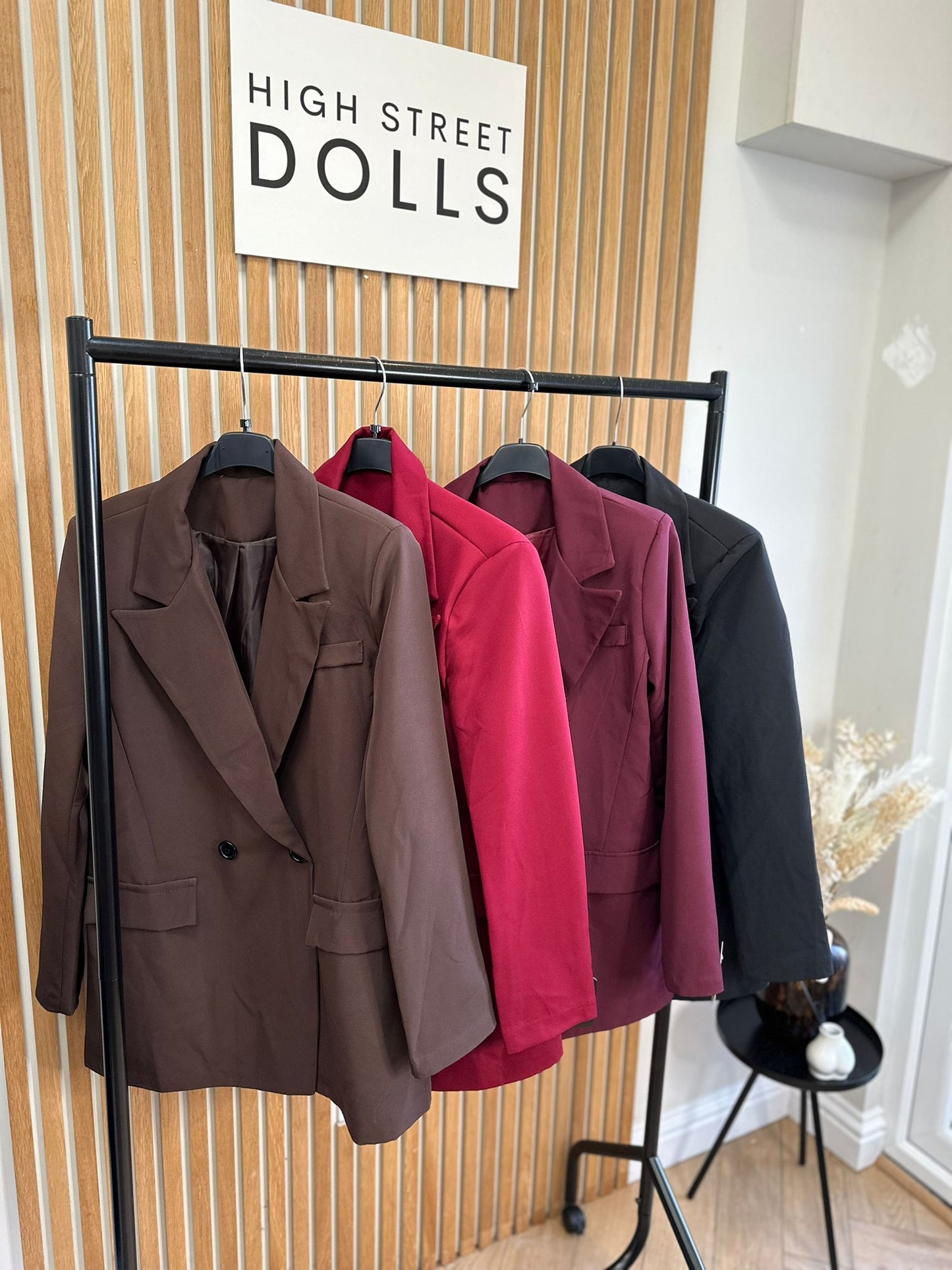 Vivian Oversized Blazer Double Breasted Daywear Evening Wear Autumn Winter