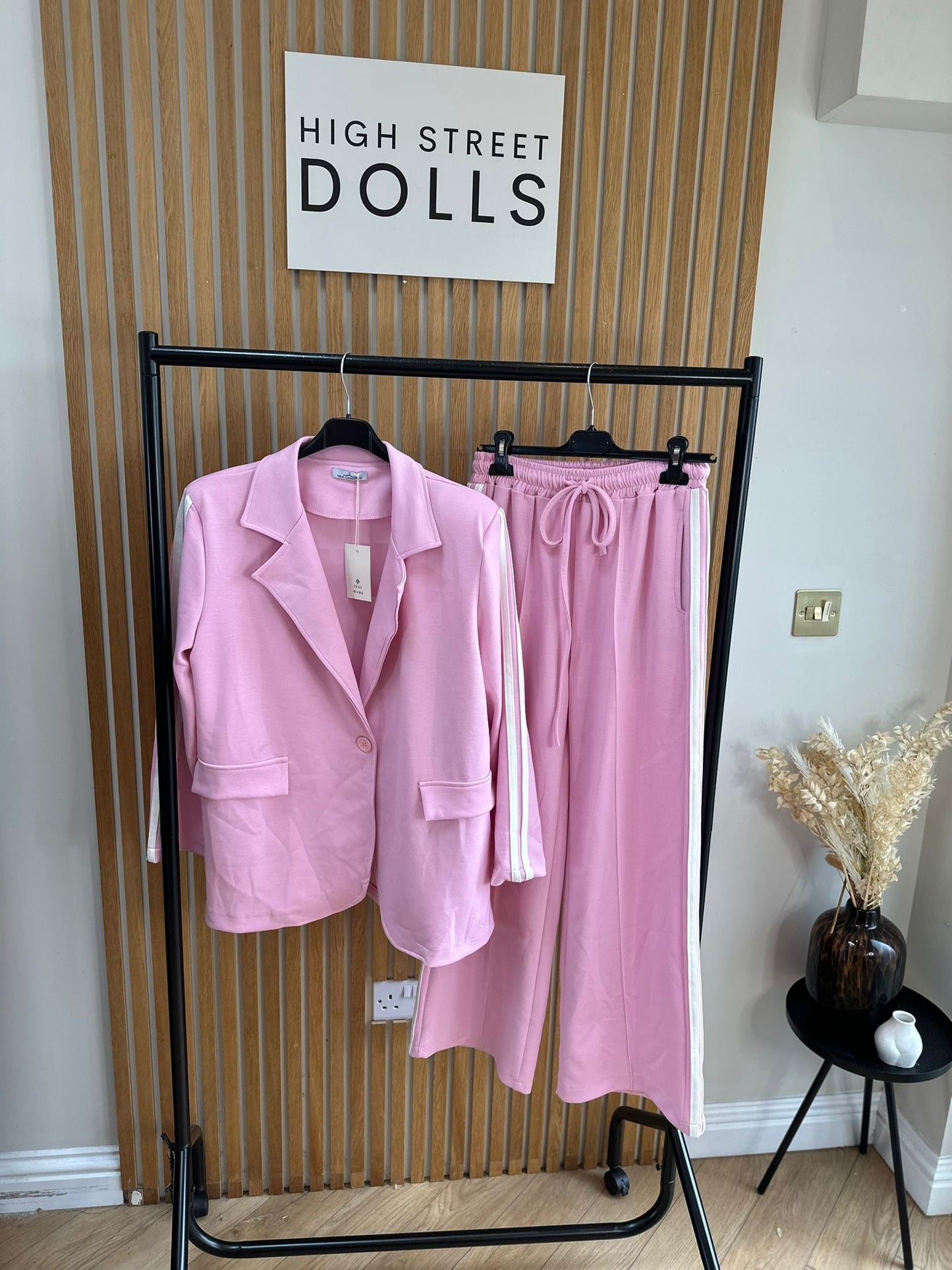 Effie Women’s Blazer and Trouser Co Ord Two piece Spring Summer Tracksuit Women’s Suits Streetwear
