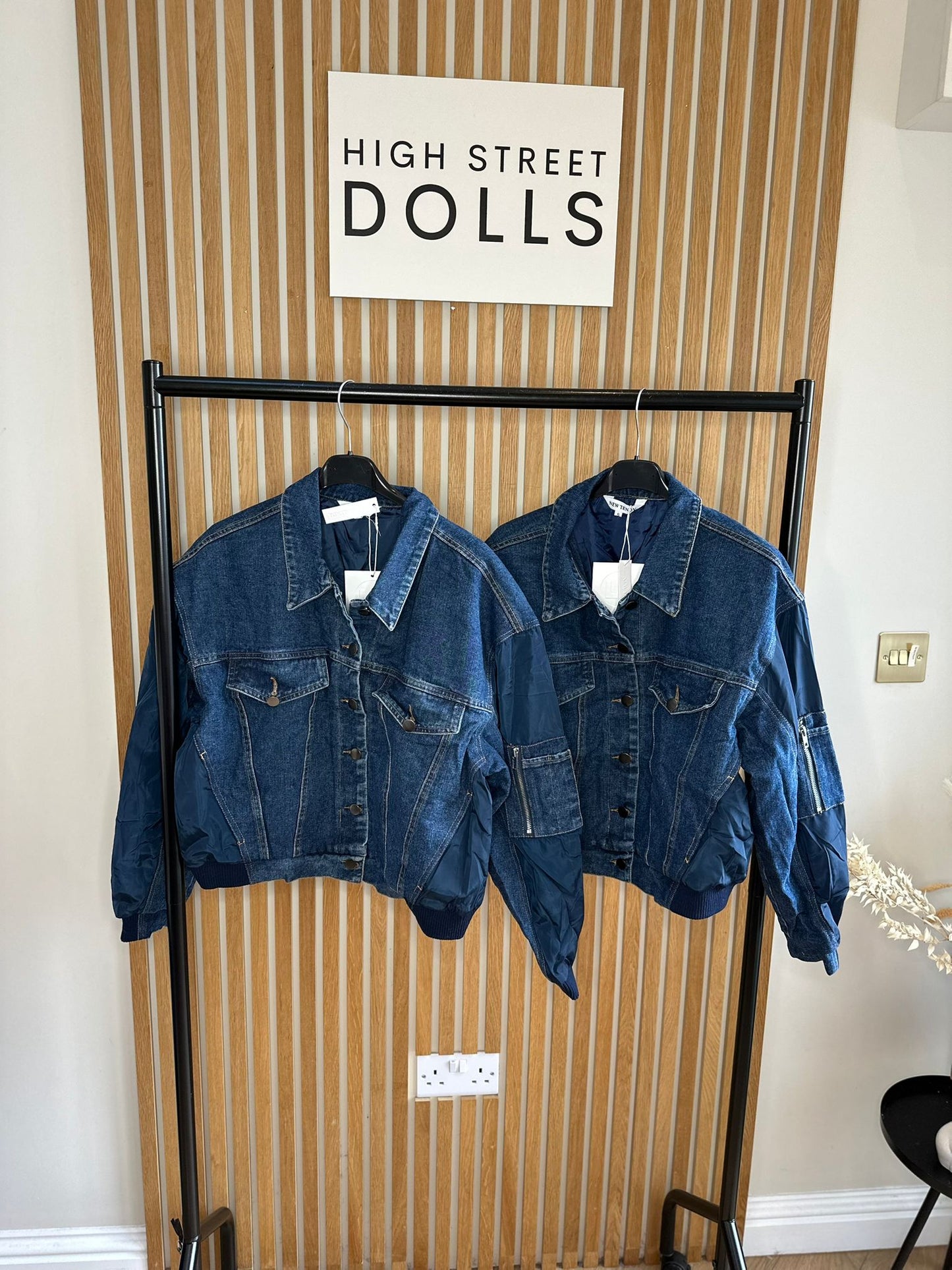 Odell Denim Bomber Jacket Jean Jacket Coat