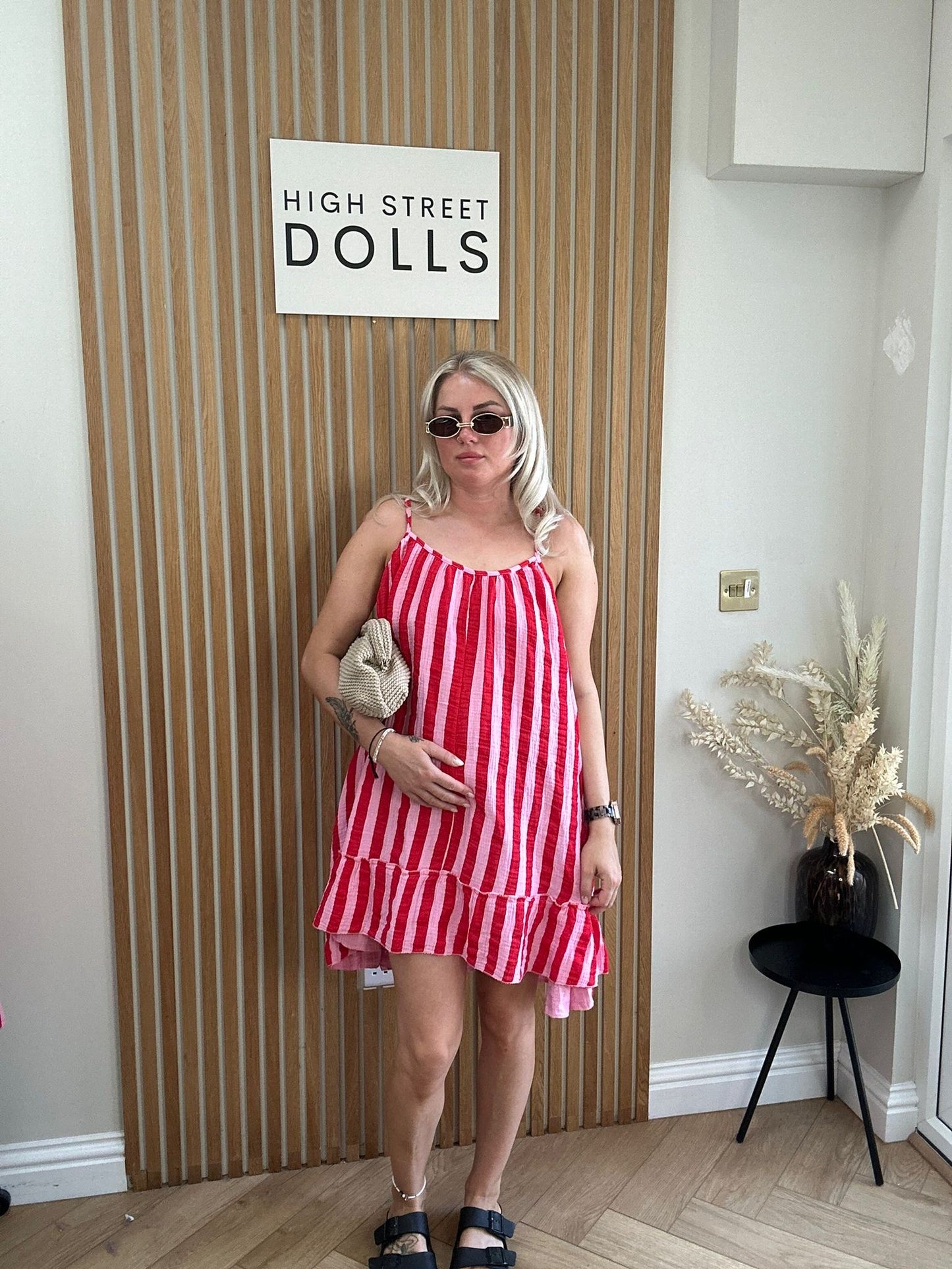 Knitted Crochet Clutch Bag Summer Holiday Beach