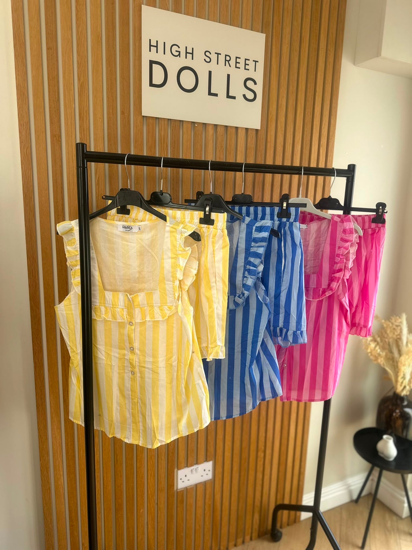 Margot Stripe Top and Shorts Two Piece Co Ord Summer Holiday Beach Casual Daywear Colourful