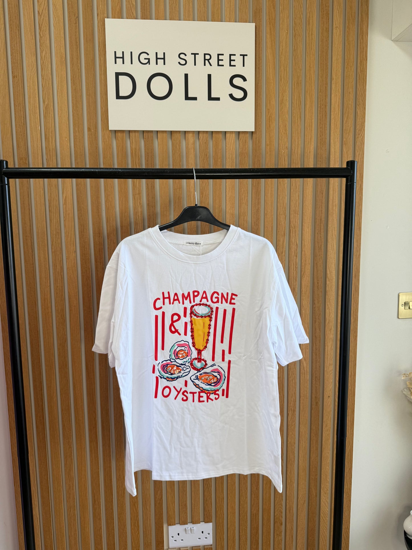 Brunch & Boujee T Shirt Lobster Print Short Sleeves Spring Summer