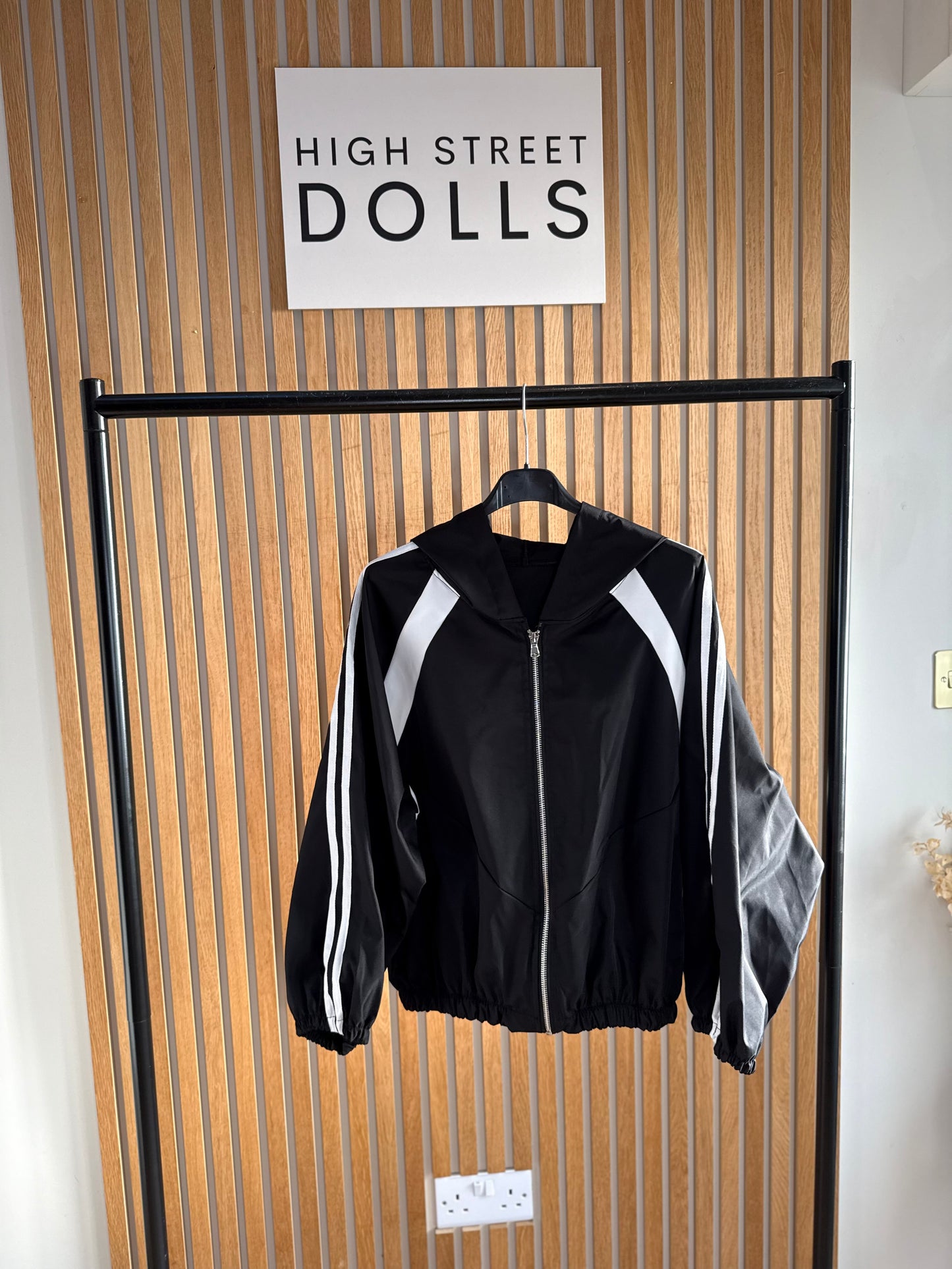 Remi Striped Zip-Up Jacket Women’s Sporty Lightweight Cover-Up Summer and Autumn Layer
