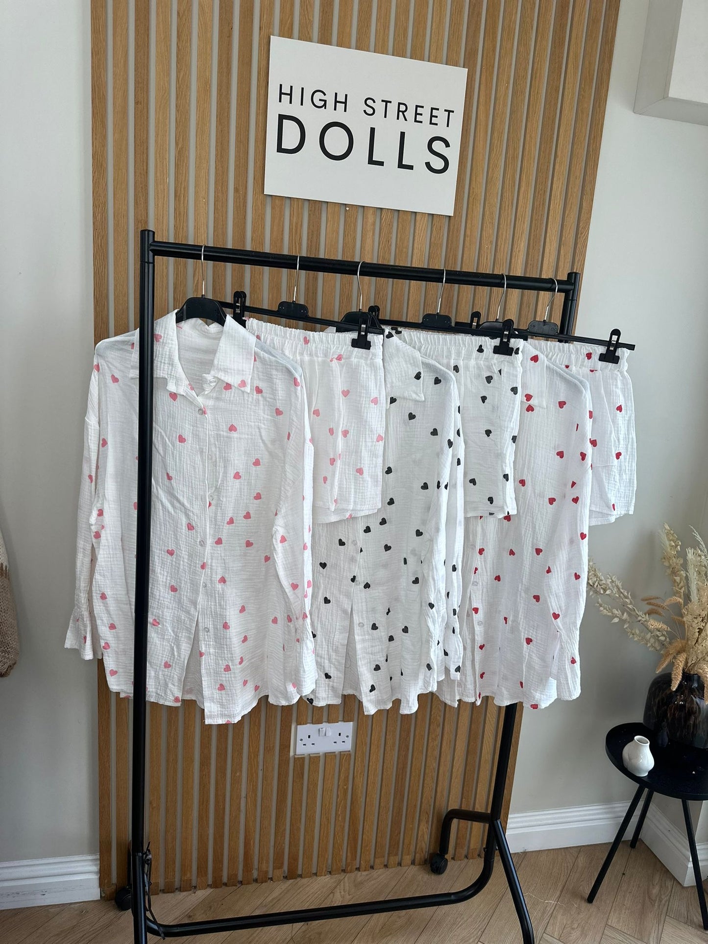 Laila Heart Cheesecloth Pyjamas Loungewear Sleepwear