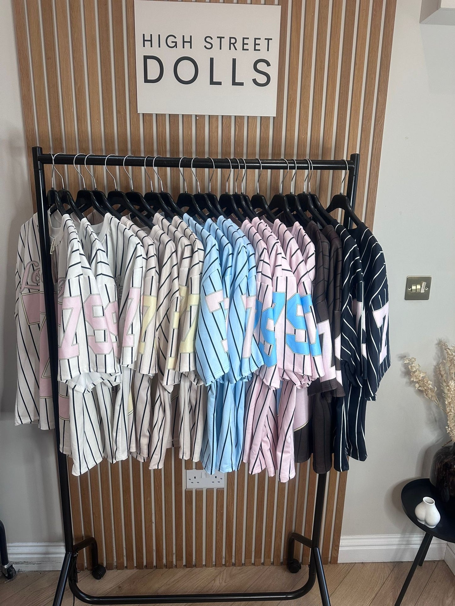 Harper Jersey Oversized Baseball Top Striped Design Slogan Short Sleeves Printed Spring Summer Basketball