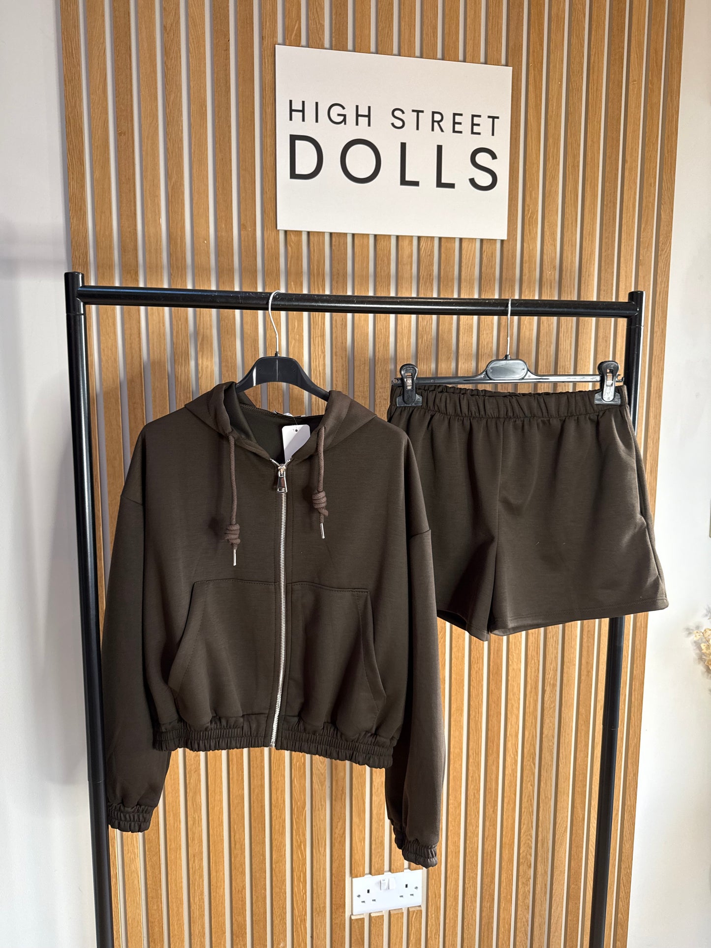Frankie Zip Up Hoodie and Shorts Womens Co Ord Two Piece Summer Autumn