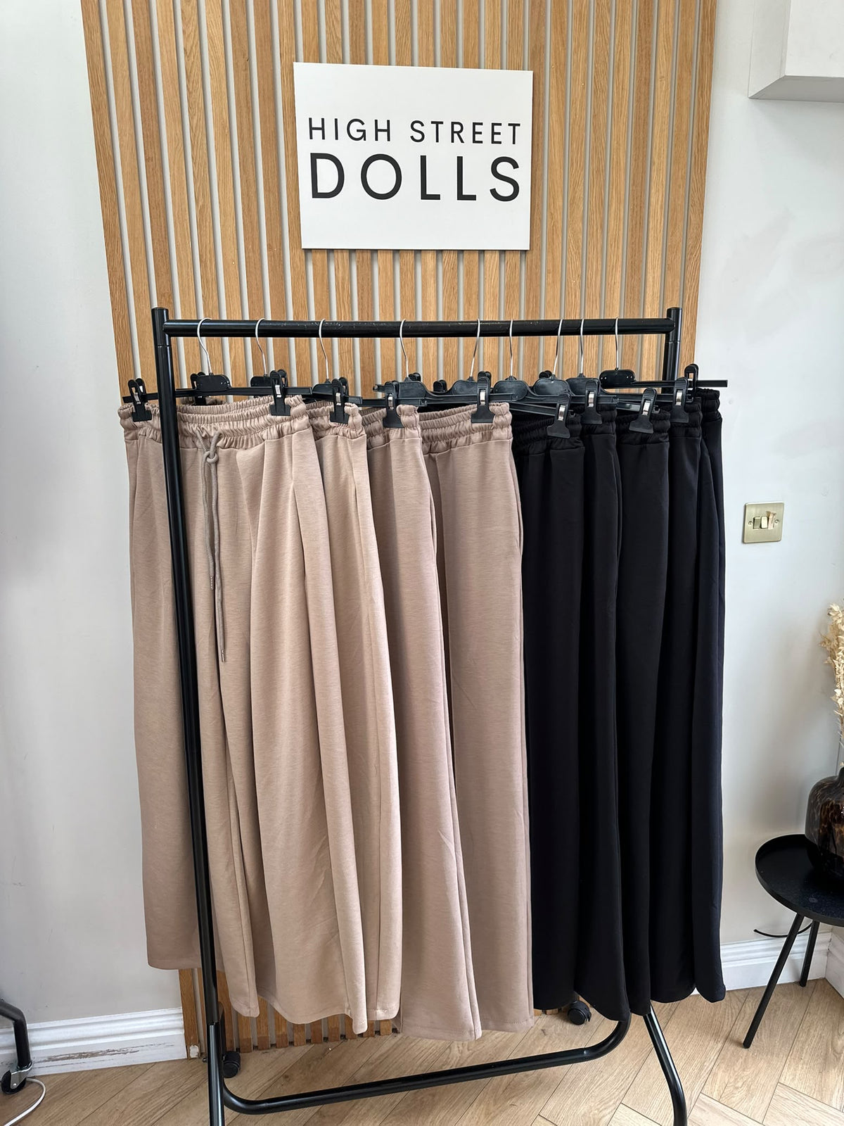 Evie Women’s Wide Leg Trousers Joggers with Drawstring Waist – Autumn Winter
