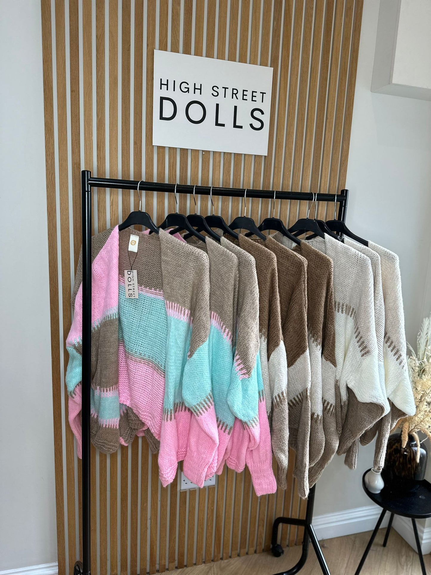 Cecilia Patchwork Knitted Cardigan