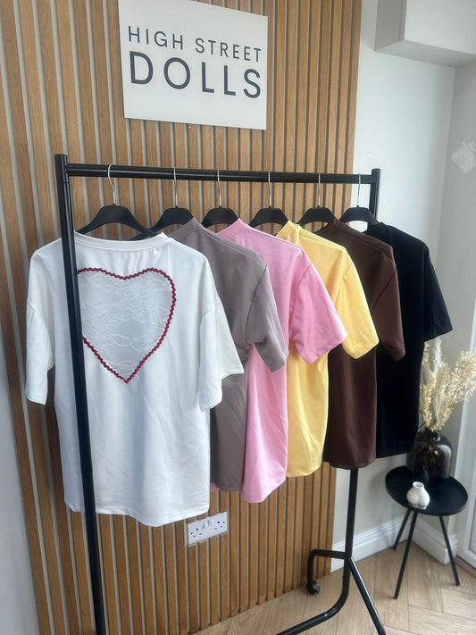 Love Me Not Oversized T Shirt Short Sleeves Spring Summer