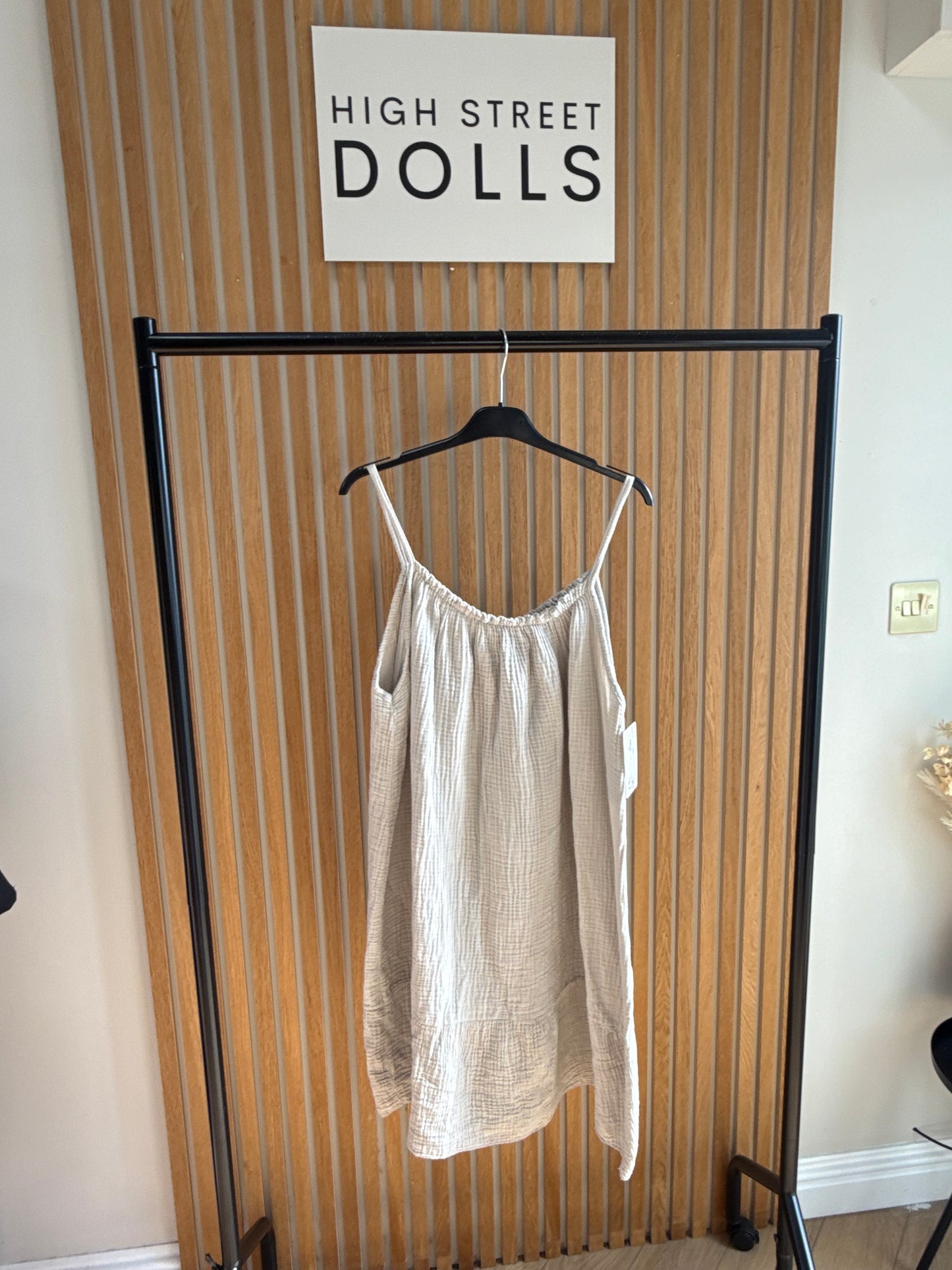 Floss Ruffle Dress Cheesecloth Summer Holiday Short Dress