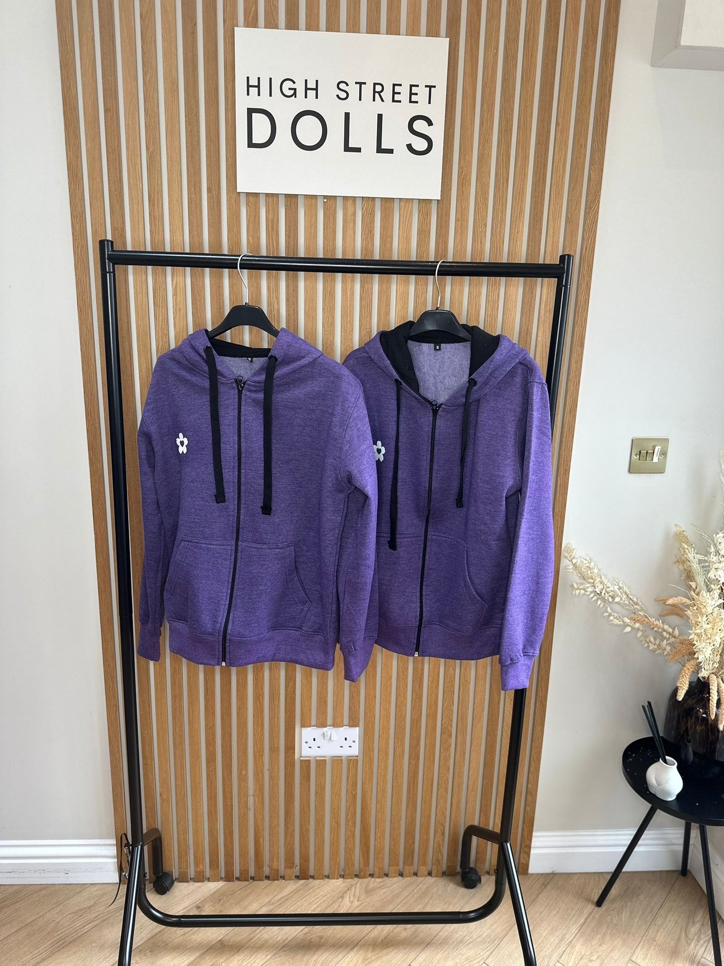 BodiBlossom Purple Zip up Hoodie Dancewear