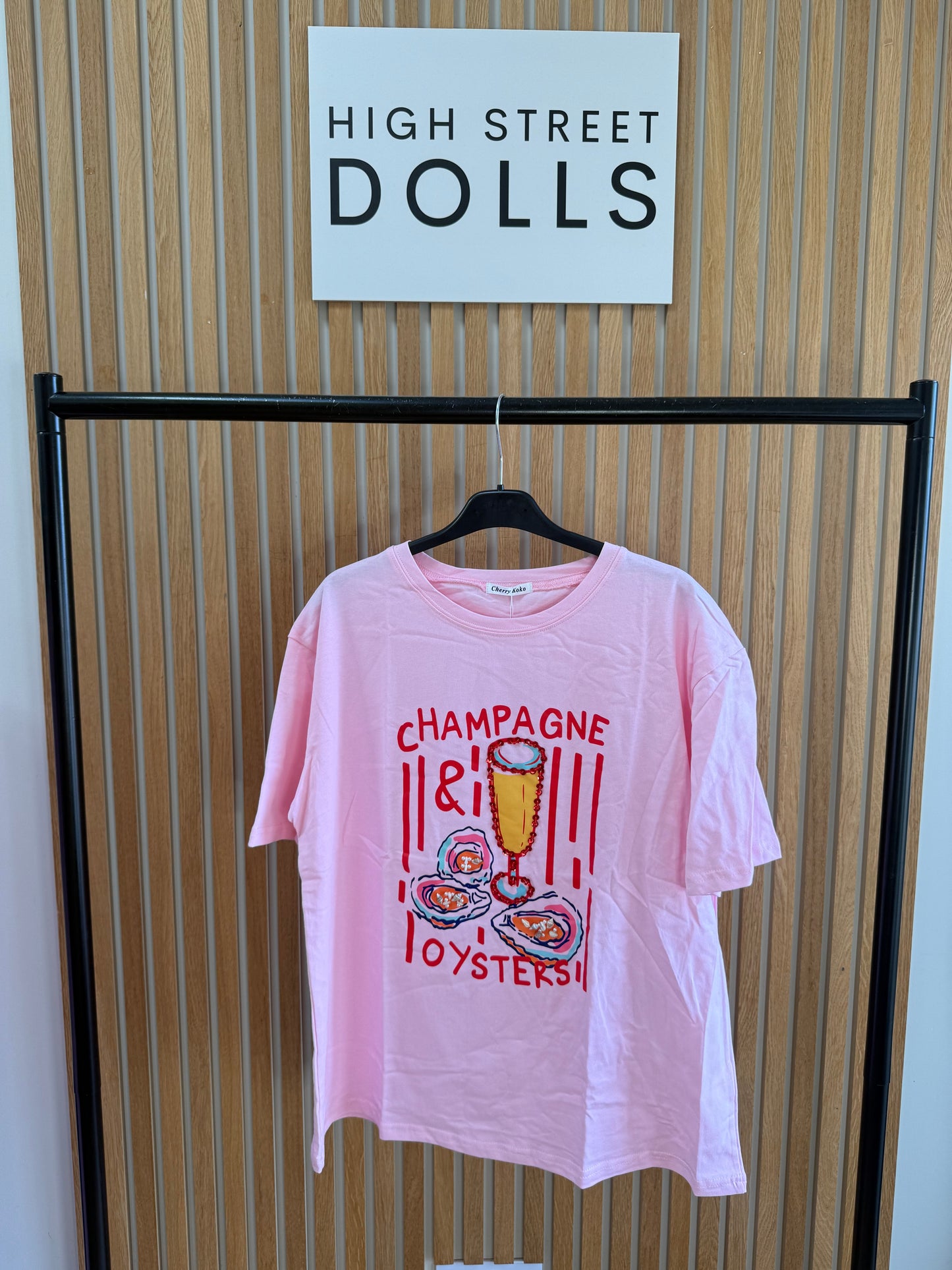 Brunch & Boujee T Shirt Lobster Print Short Sleeves Spring Summer