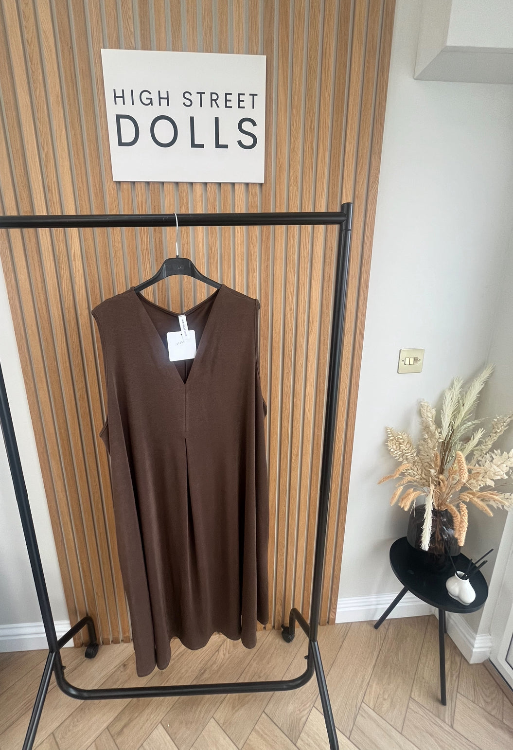 Delilah Tunic Dress Beige