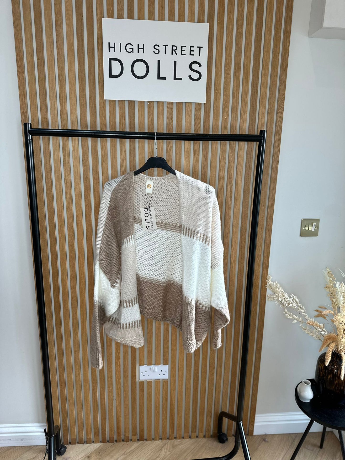 Cecilia Patchwork Knitted Cardigan