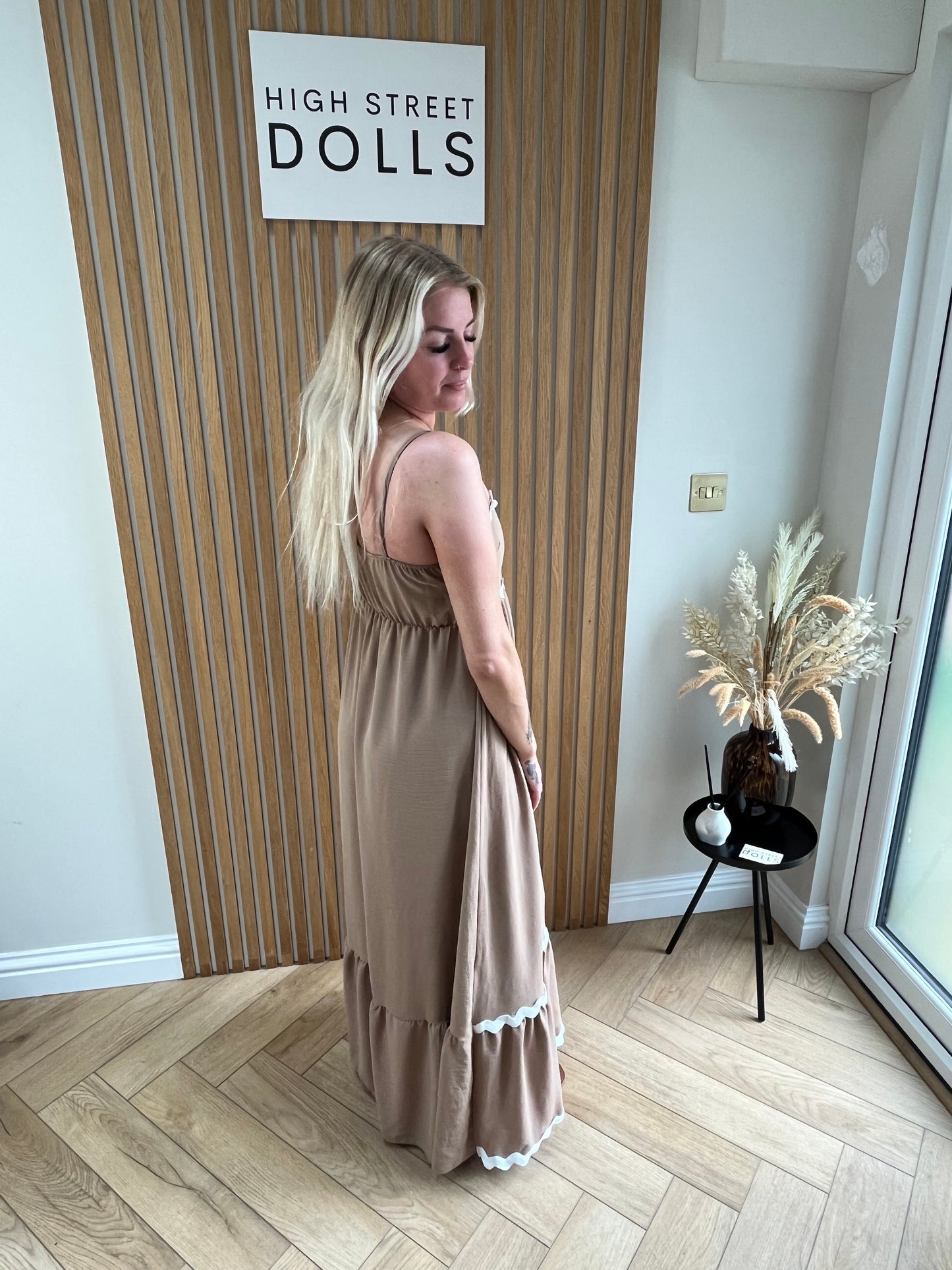 Mya Mocha Maxi Dress