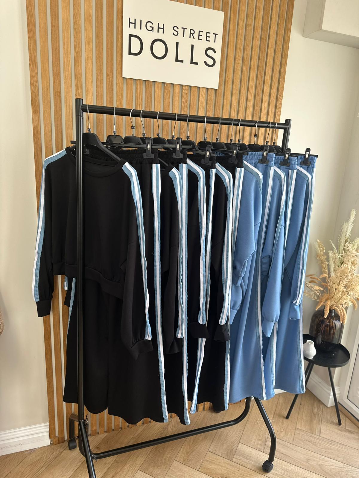 Ingrid Stripe Lounge Set Tracksuit Loungewear