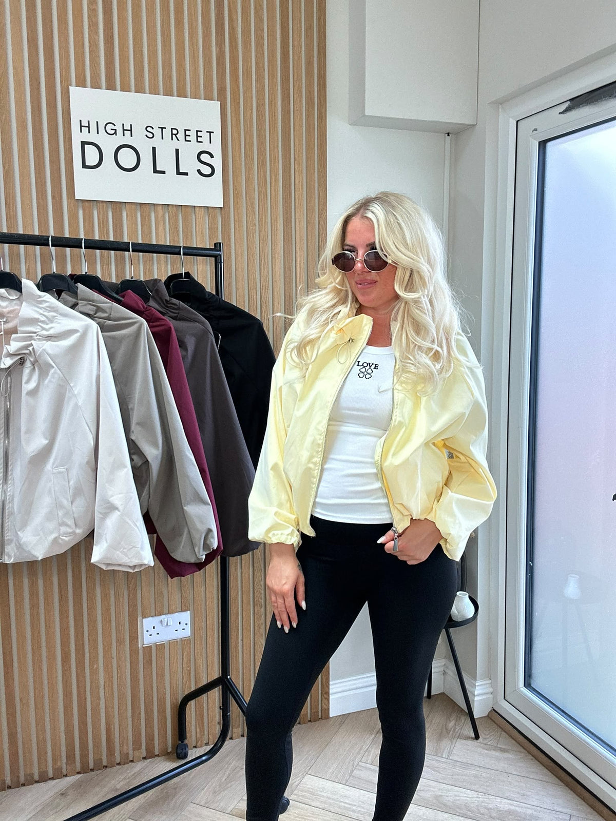 Brooke Lightweight Jacket – Women’s Cover-Up, Autumn/Winter Layer with Gathered Funnel Neckline