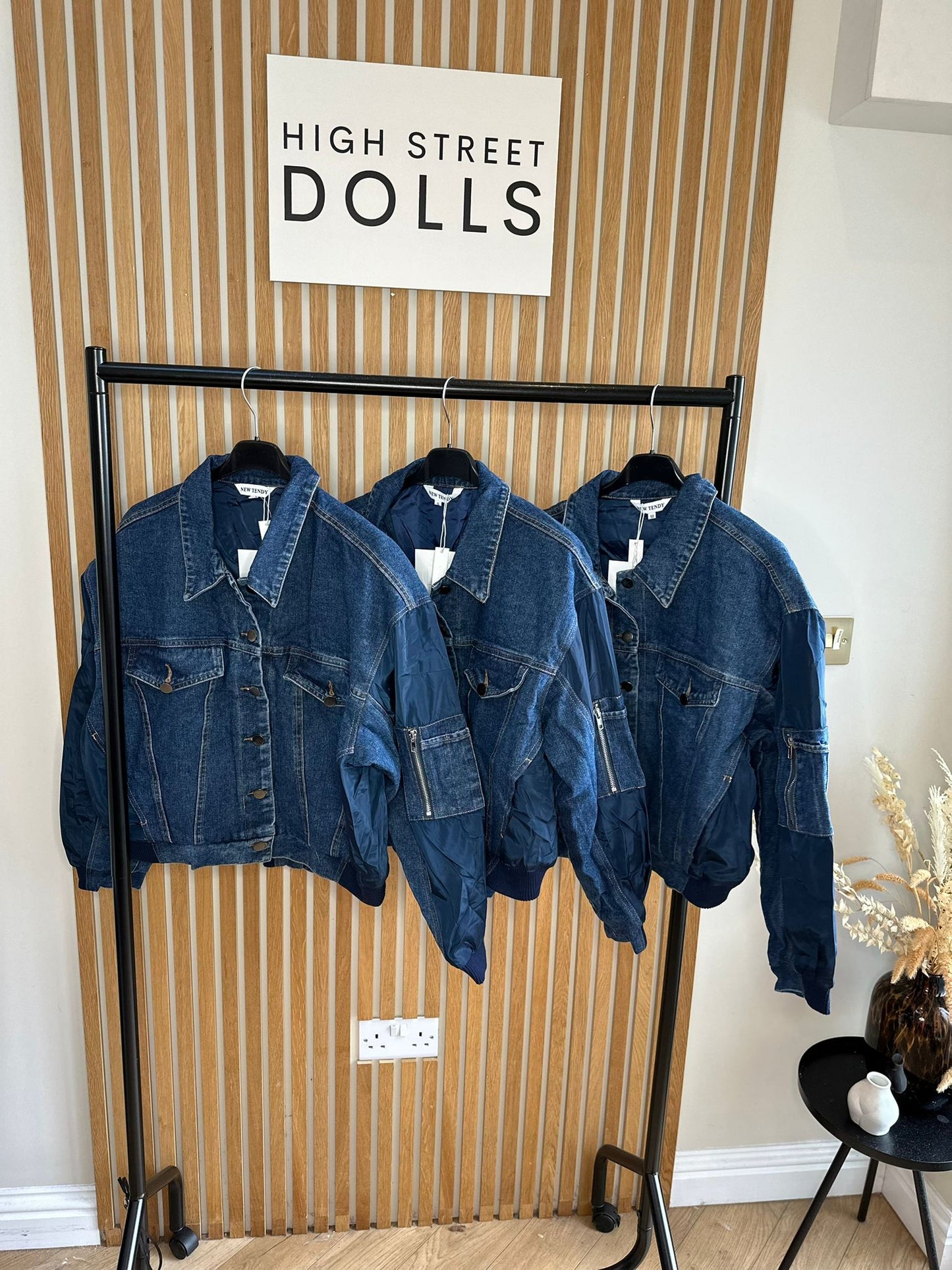 Odell Denim Bomber Jacket Jean Jacket Coat