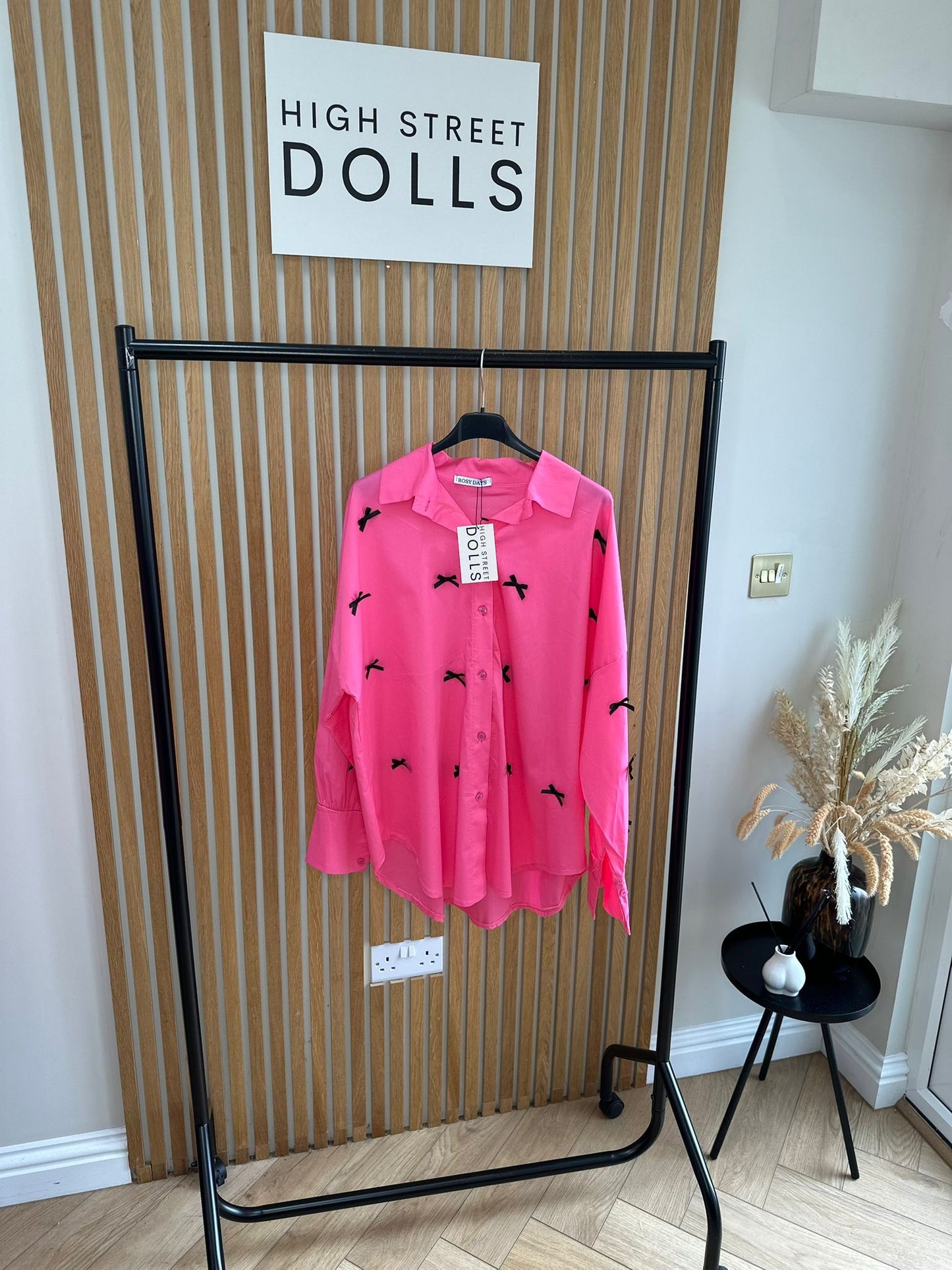 Rosie Long Sleeve Shirt With Bow Detail