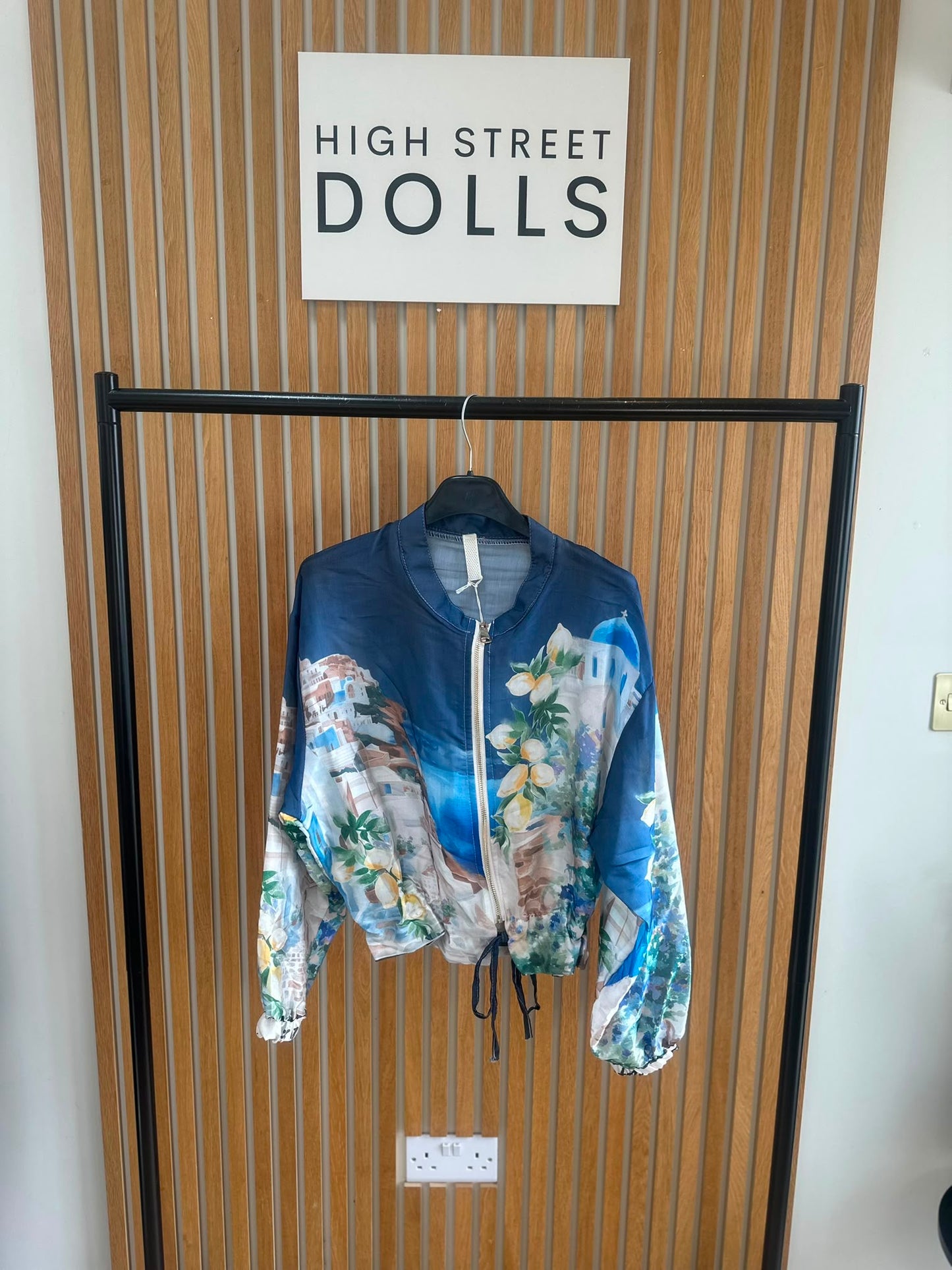 Caterina Jacket Light Weight Material Summer Colourful Prints Holiday
