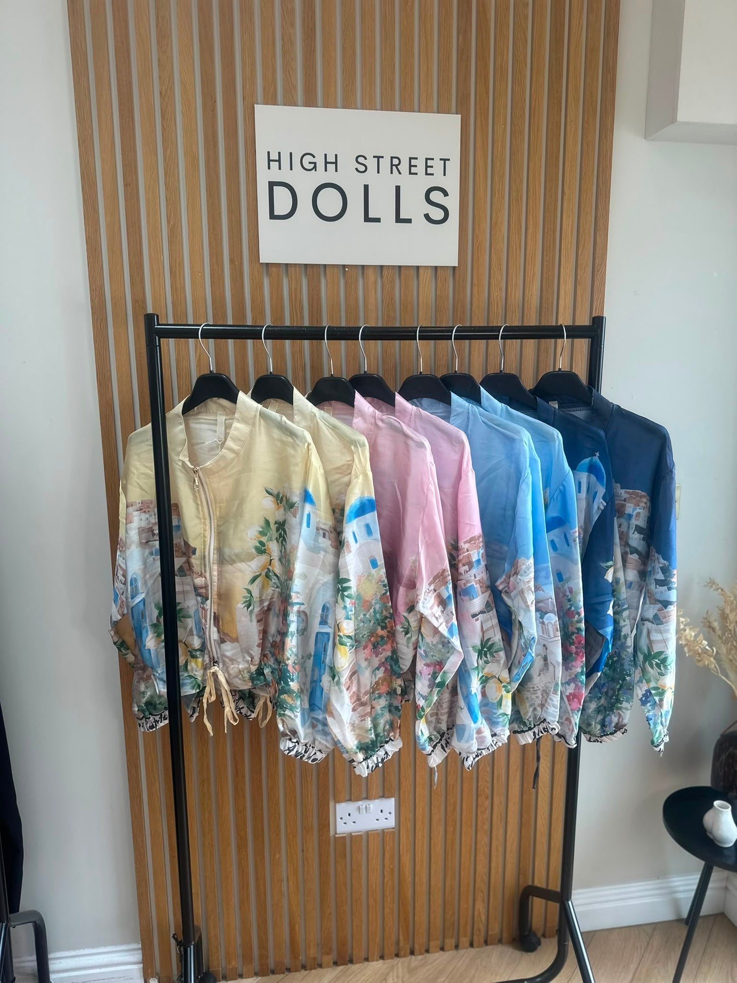 Caterina Jacket Light Weight Material Summer Colourful Prints Holiday