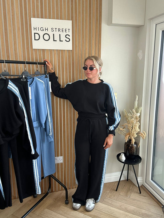 Ingrid Stripe Lounge Set Tracksuit Loungewear