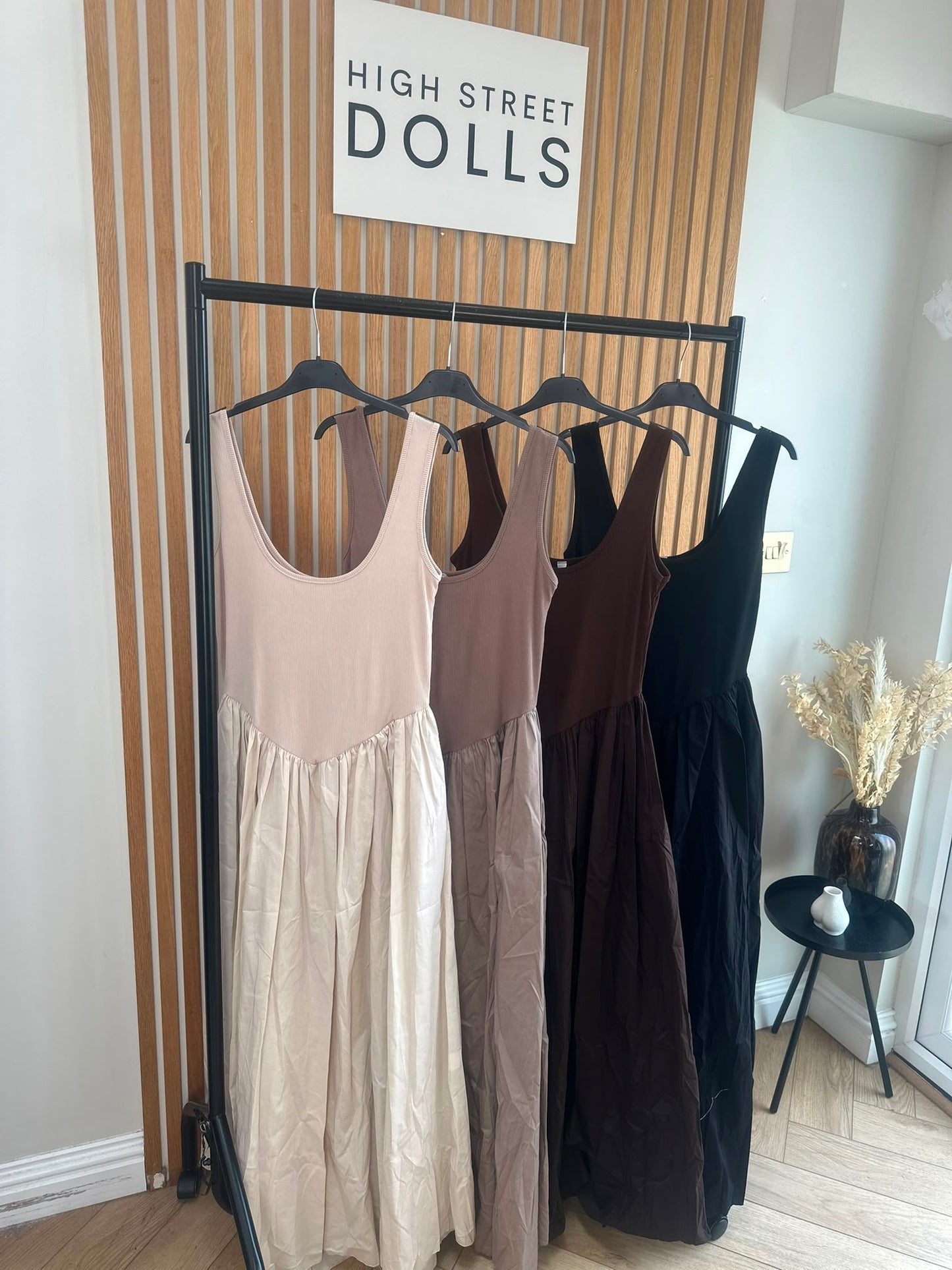 Charlotte Maxi Dress Longline Gathered Skirt Ruffles Stretch Summer Holiday