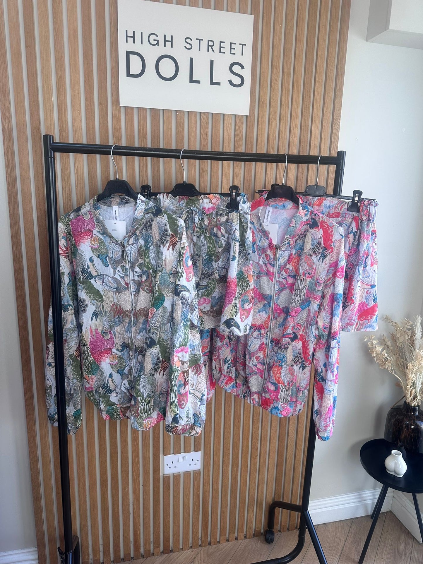 Pixie Tropical Print Bomber Jacket and Shorts Holiday Summer Women’s two piece co-ord