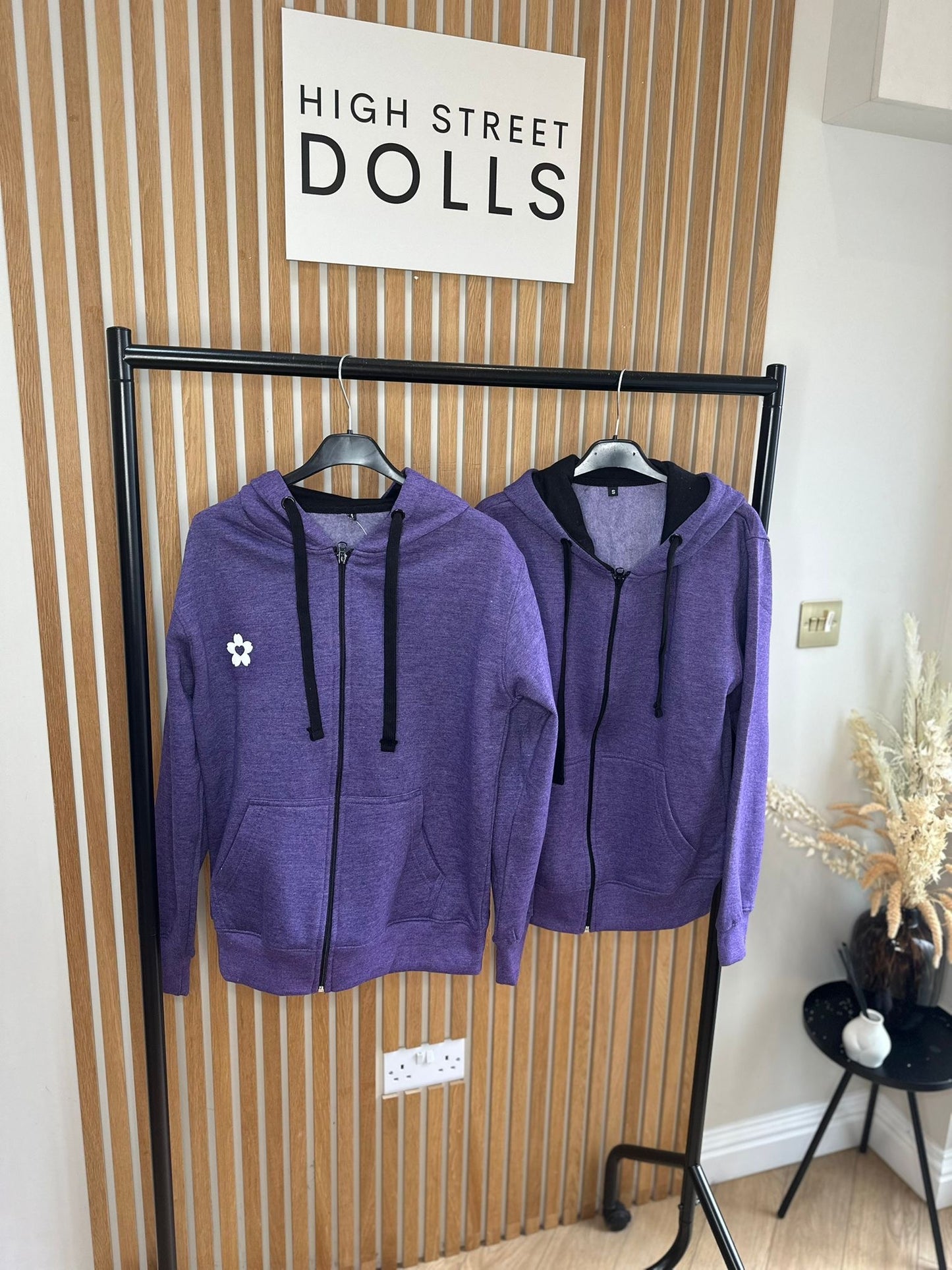 BodiBlossom Purple Zip up Hoodie Dancewear