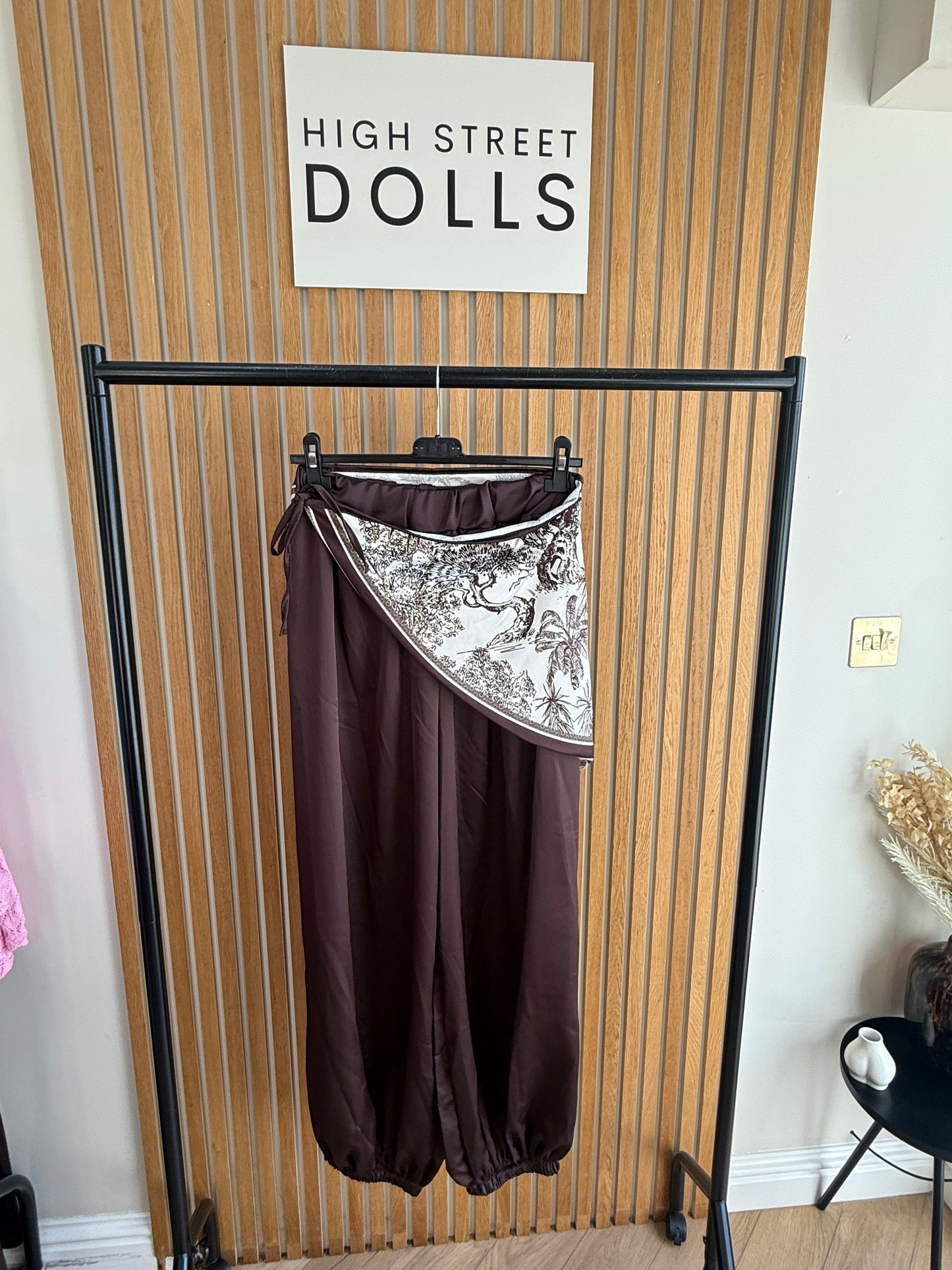 Pearl Harem Trousers Satin Top and Trousers Set Two Piece Co Ord Women’s Summer Set
