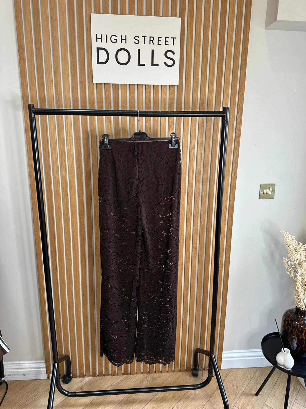 Iris Lace Flare Trousers Evening Wear Autumn Winter Built in Shorts