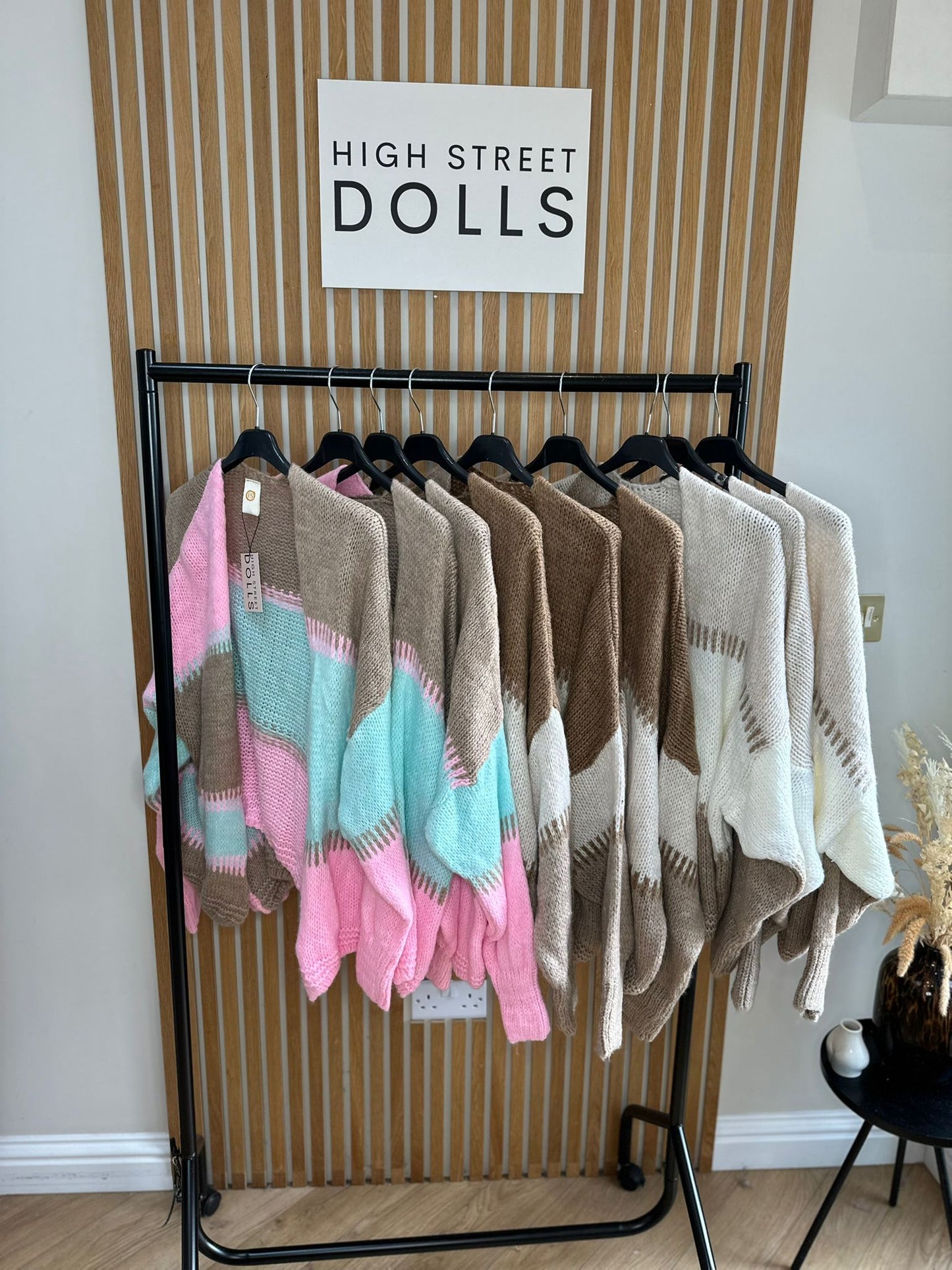 Cecilia Patchwork Knitted Cardigan