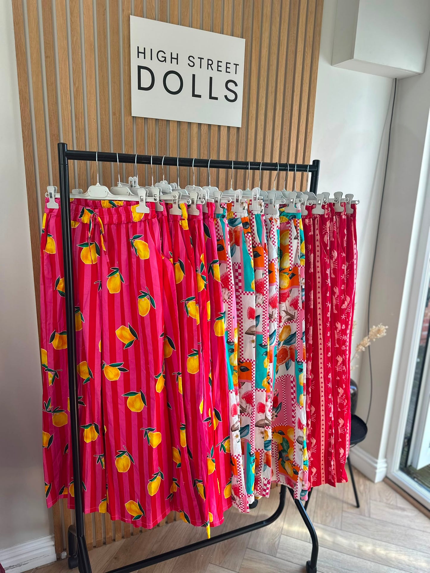 Clementine Wide Leg Trousers Light Weight Style Summer Lemon