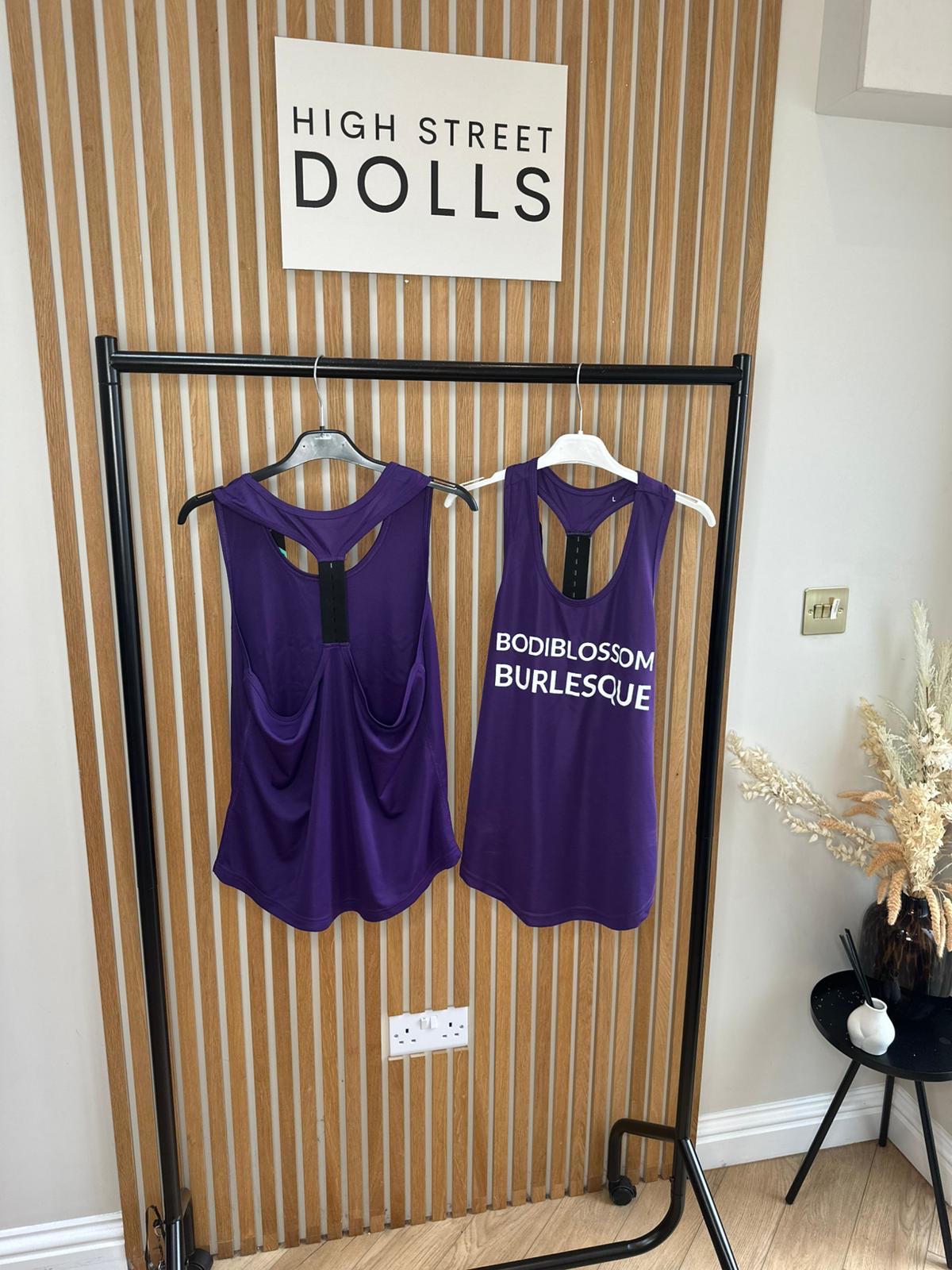 BodiBlossom Purple Dance Vest
