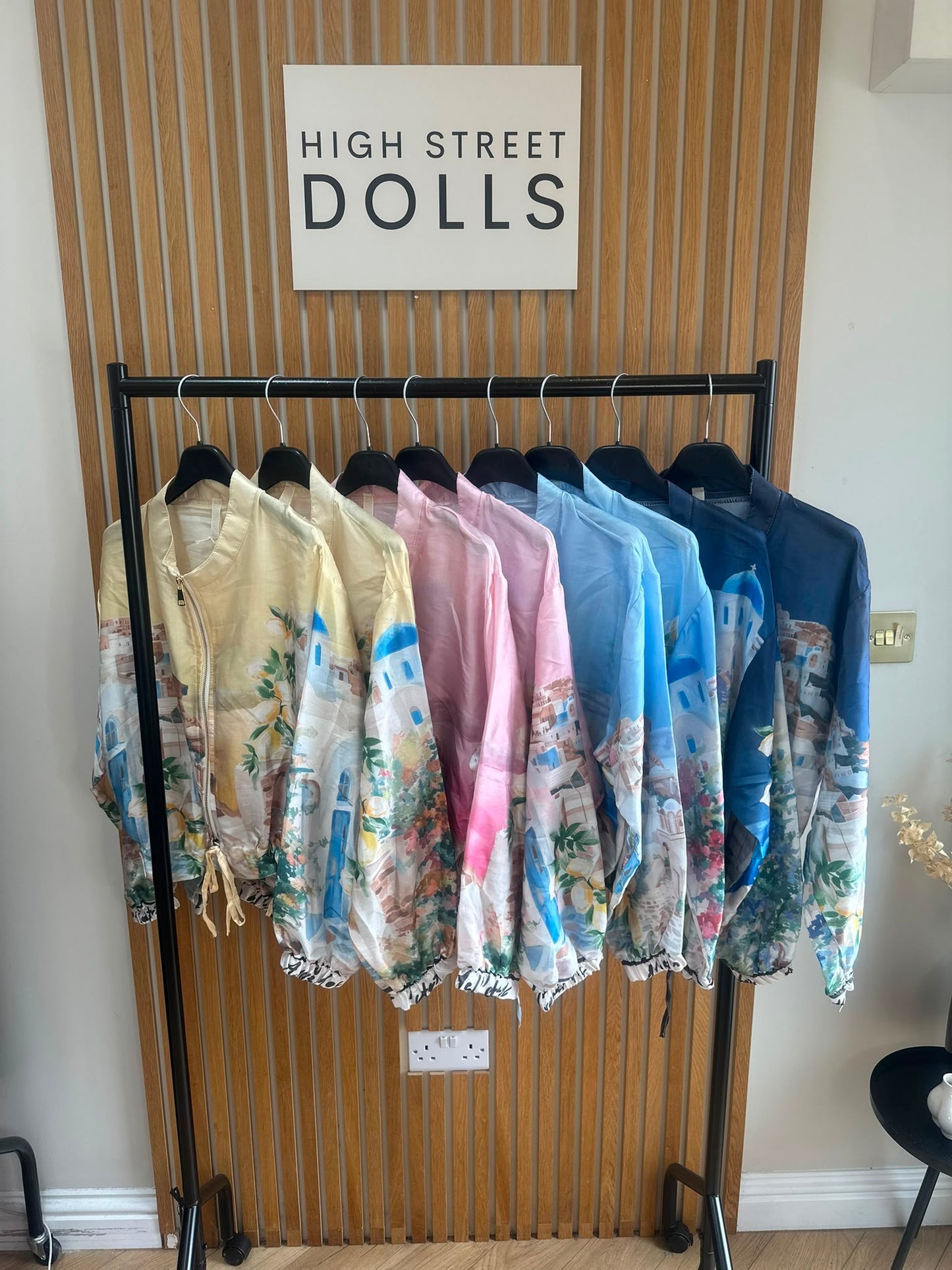 Caterina Jacket Light Weight Material Summer Colourful Prints Holiday