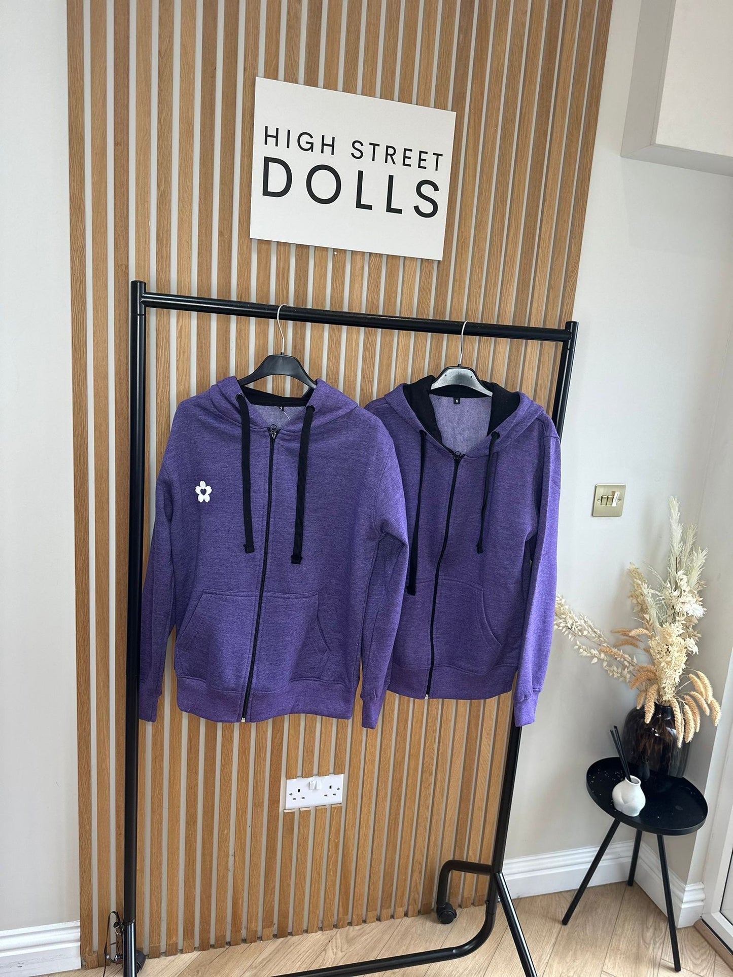 BodiBlossom Purple Zip up Hoodie Dancewear