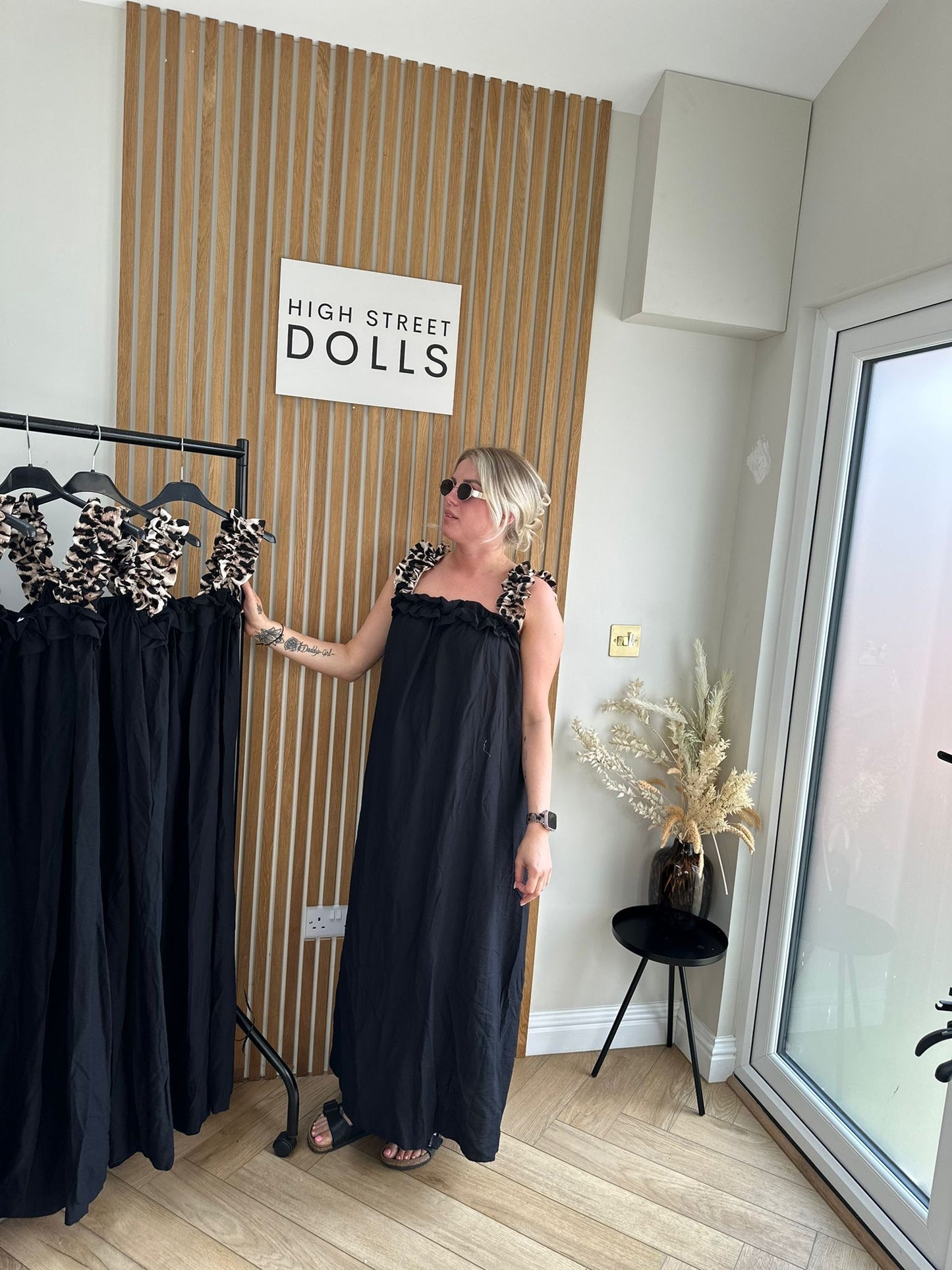 Valentina Maxi Dress Leopard Print Straps Holiday Summer Outfit