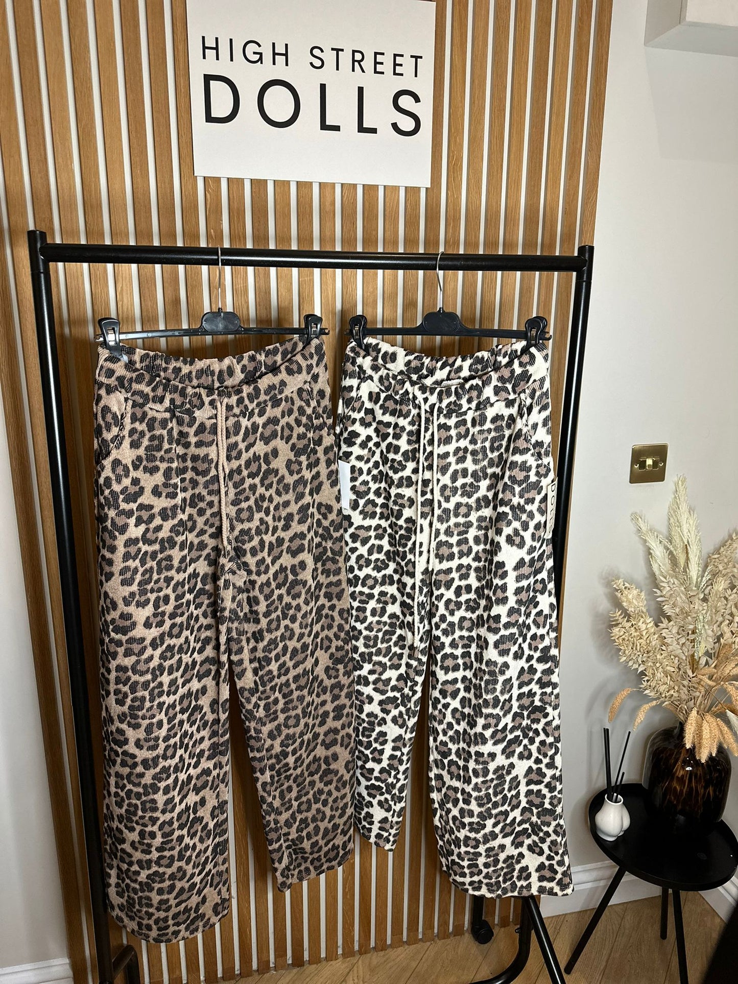 Leopard Print Trousers